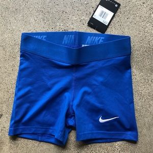 NWT Blue Nike Spandex Shorts